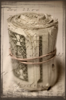 A roll of cash.