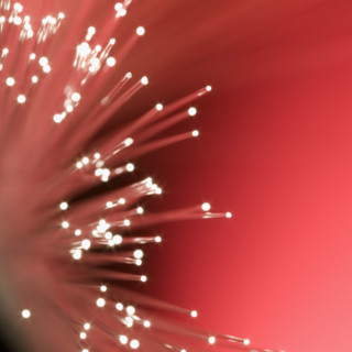 Fiber optics.