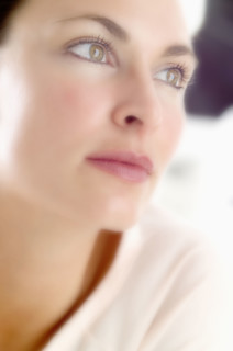 Portrait of a young woman.