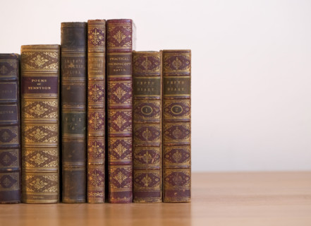Still life of books.