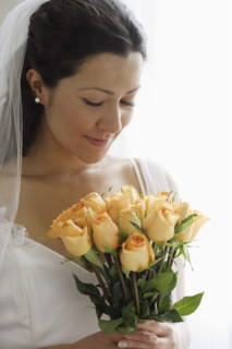 Portrait of a bride.