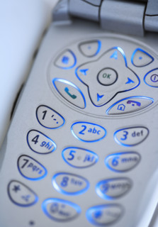 Cellphone keypad.