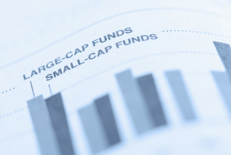 Closeup of financial bar graph.