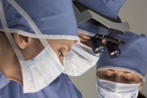 Medical team in surgery.