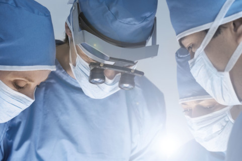 Medical team in surgery.