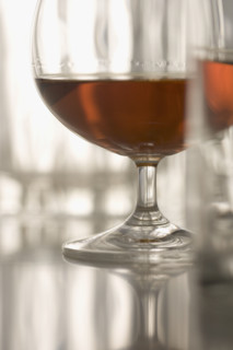 Still life of alcoholic drink.