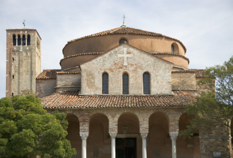 11th century Church of Santa Fosca Torcello Italy.