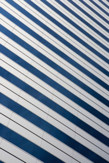 Close up of modern building.