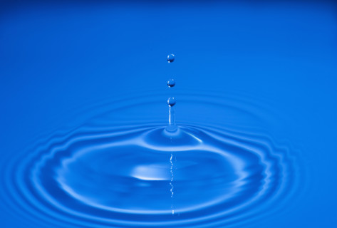 Drop of water.