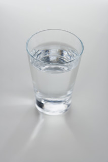Glass of water.