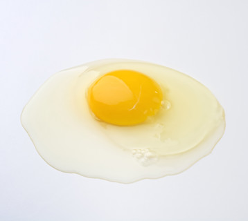 Raw egg.
