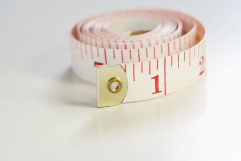 Still life of tape measure.