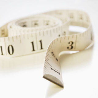 Still life of tape measure.