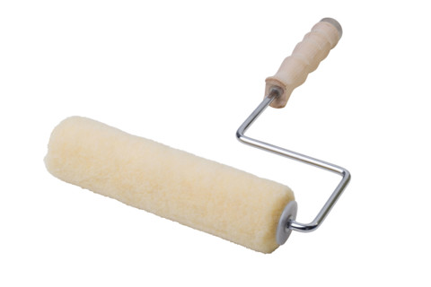 Still life of a paint roller.