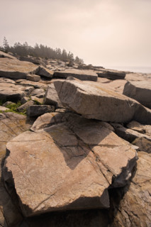Rocky coast of Maine.