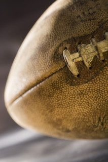 Still life of a football.