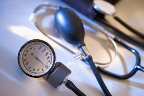 Closeup of medical instruments.