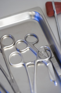 Still life of medical instruments.