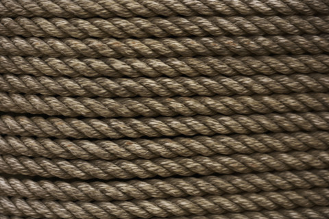 Still life closeup of rope.
