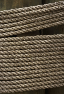 Still life closeup of rope.