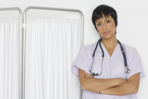 Portrait of female health practitioner.