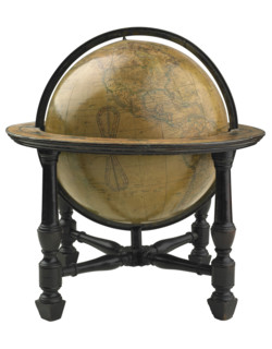 Still life of globe.