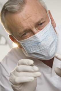 Portrait of a dentist.
