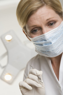 Portrait of dental hygienist.