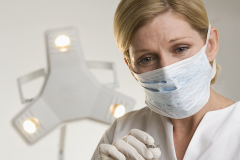 Portrait of dental hygienist.