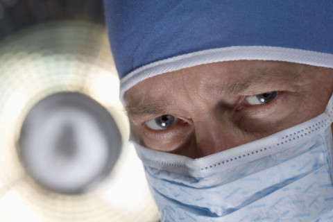 Portrait of a surgeon.