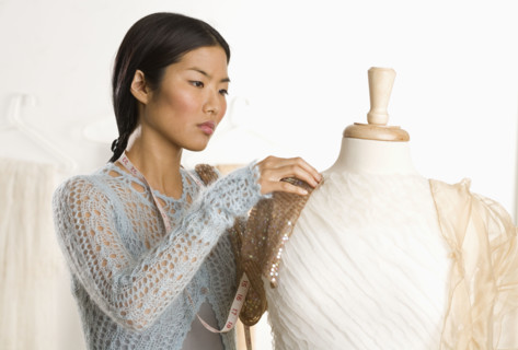 Female fashion designer.
