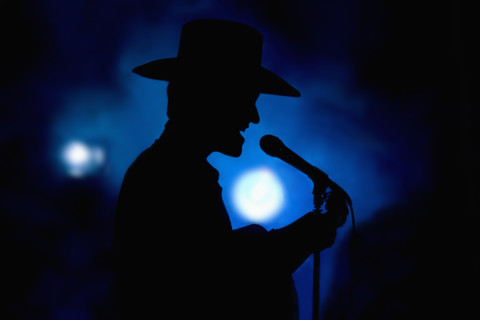 Country singer on stage.