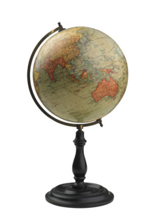 Still life of globe.