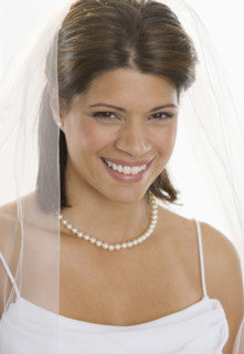 Portrait of a bride.