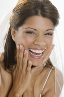 Portrait of a bride.