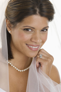 Portrait of a bride.