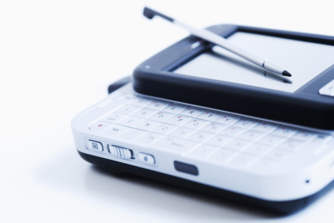 Close up of electronic organizer.