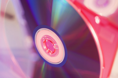 Close up of cd.