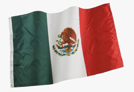 Studio shot of national flag.