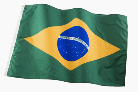 Studio shot of national flag.