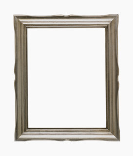 Studio shot of empty picture frame.