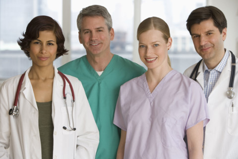 Group of medical professionals.