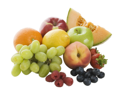 Close up of assorted fruits.