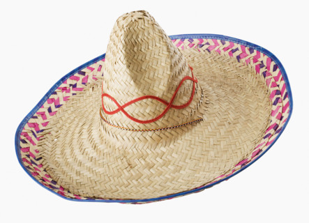 Close up of sombrero.