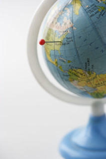 Still life of a globe. Date : 2006