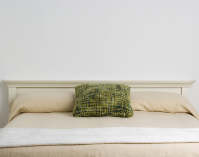 Still life of a large bed. Date : 2006