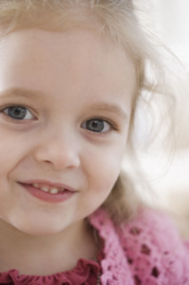 Close up of girl smiling. Date : 2007