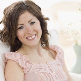 Close up of woman smiling. Date : 2007