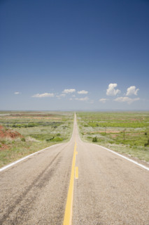 Empty county road. Date : 2006