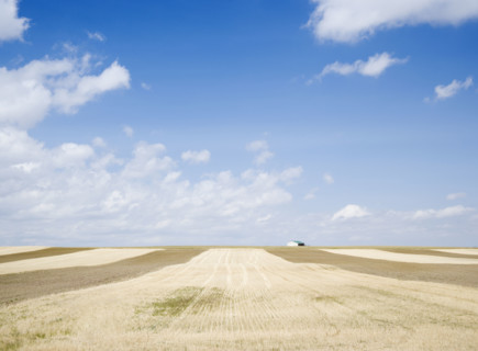 Farmland Billings Montana USA. Date : 2006